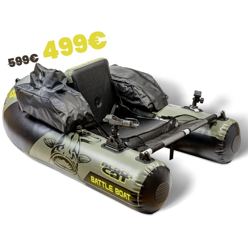 Float Tube Battle Boat Black Cat promo 499€