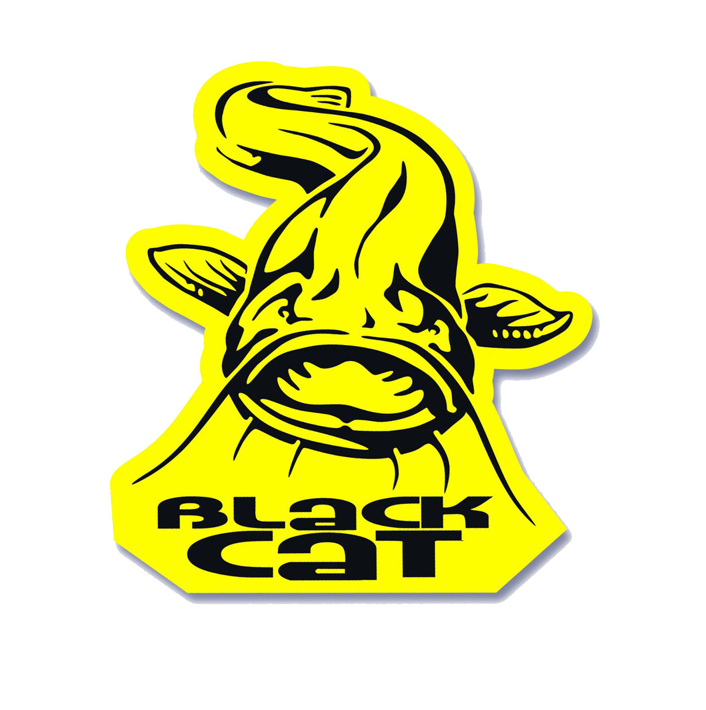 Autocollant Catfish 8cm Black Cat