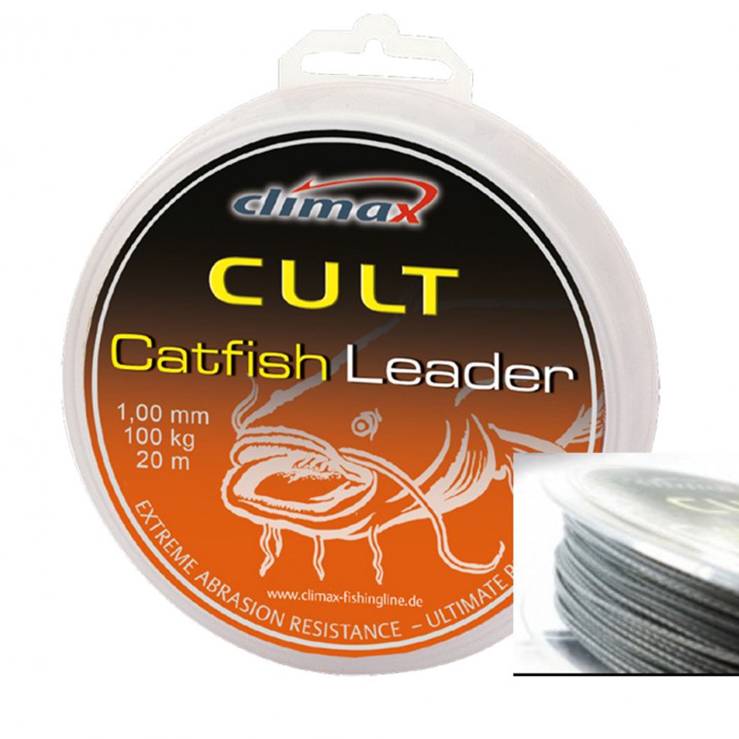 Bas De Ligne Cult Catfish Leader Heavy Braid 20m Climax