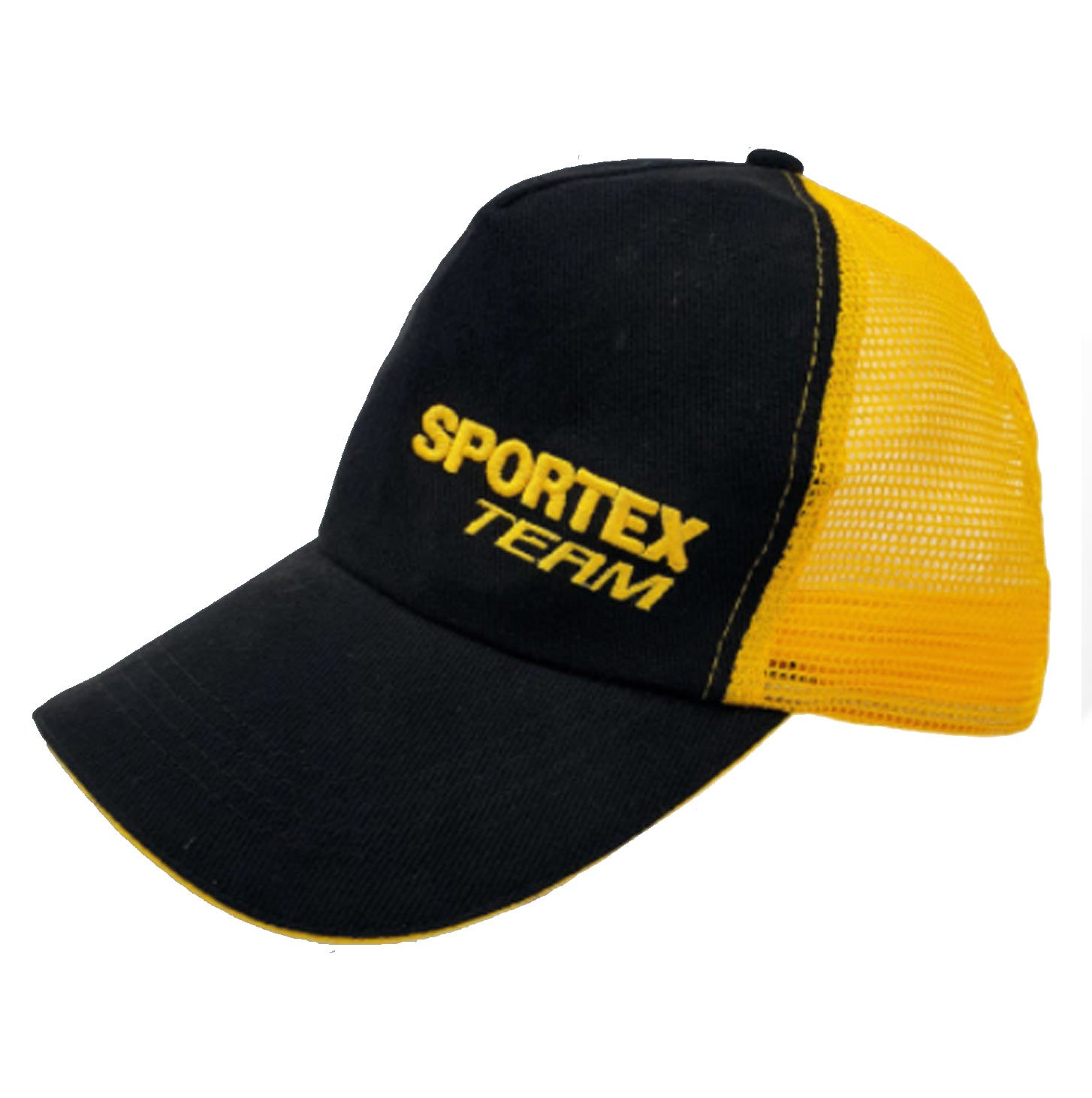 Casquette Base Cap Black/Yellow Team Sportex