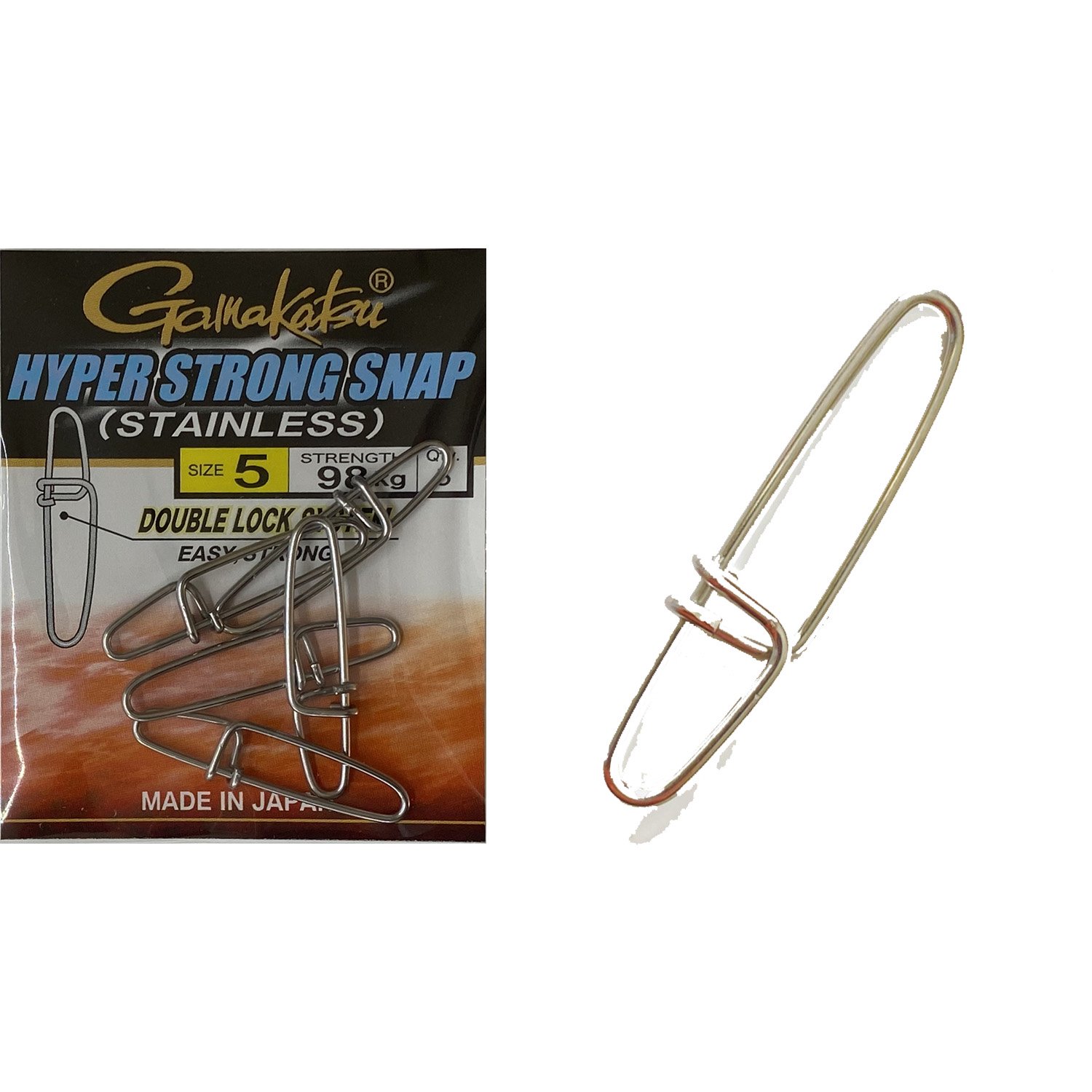 Agrafe Hyper Strong Snap Stainless Gamakatsu