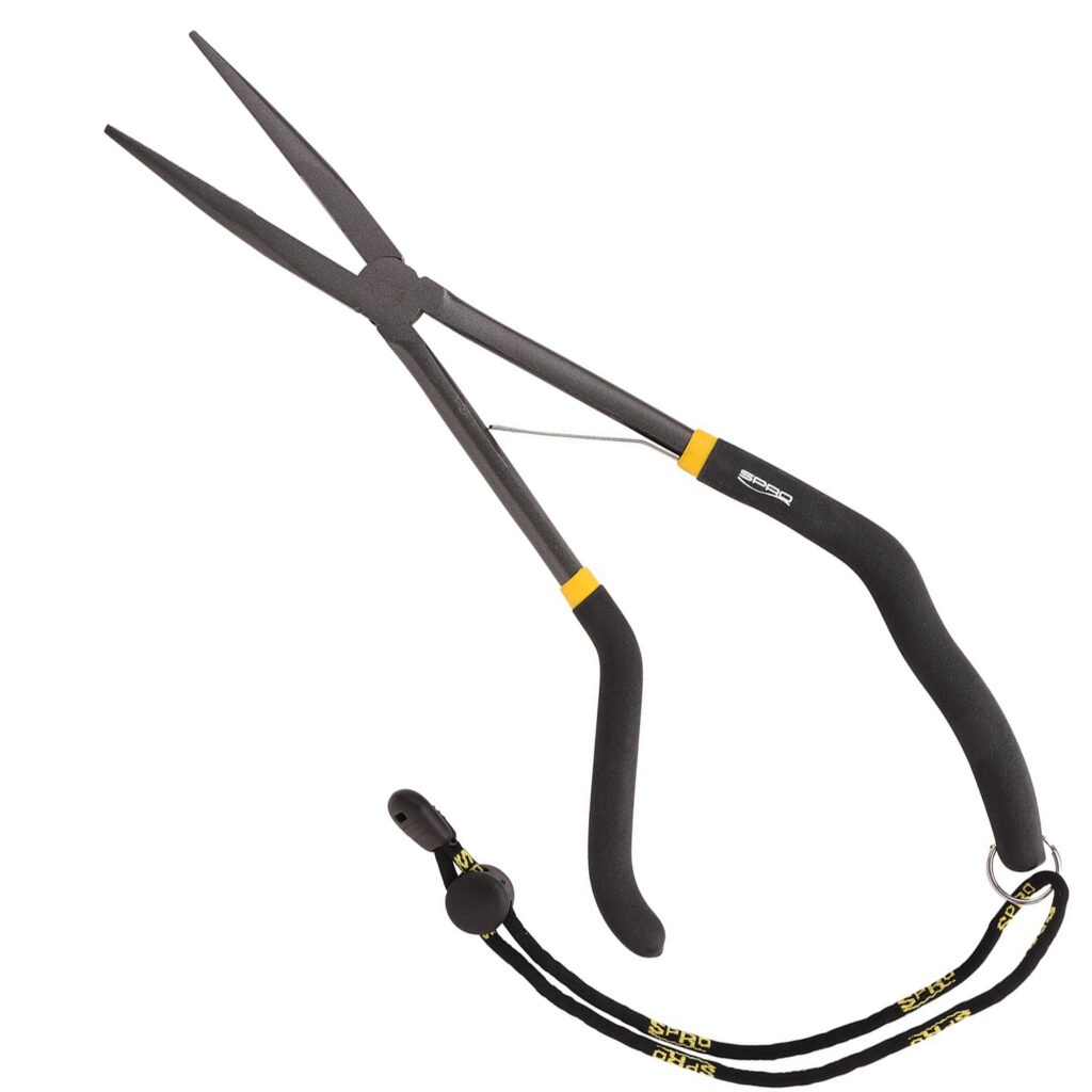 Castaroud Pince de pêche, pince à lèvre de poisson, pince de pêche multifonction pour retirer les hameçons, anneau fendu, ensemble d'outils de pêche à la mouche, pêche sur glace, équipement de pêche