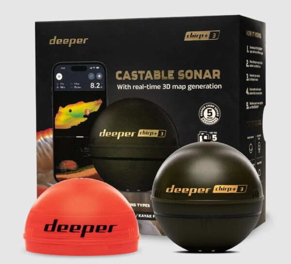 Sondeur Couleur Deeper Sonar CHIRP+ 3D Deeper (Nouveauté 2025)