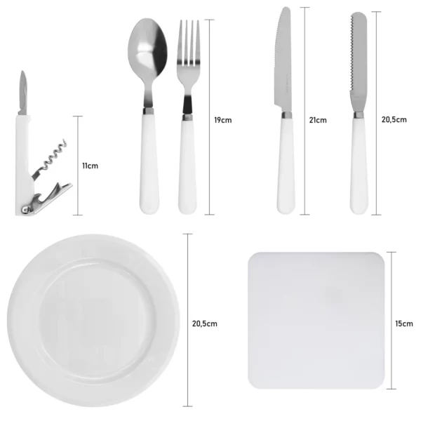 Set De Table Cutlery & Crockery Set 26x23x6cm Catix – Image 5