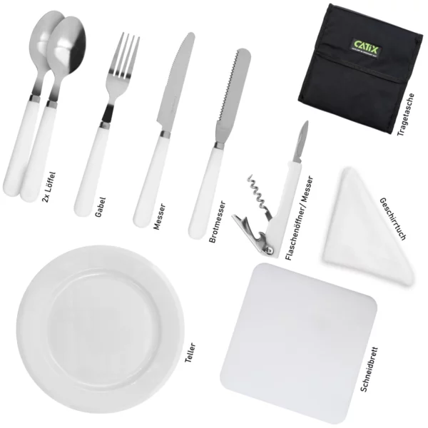 Set De Table Cutlery & Crockery Set 26x23x6cm Catix – Image 4