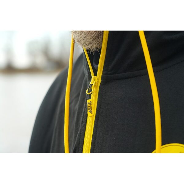 Sweat Homme Black Zipped Hoody Noir Black Cat (Nouveauté 2025) – Image 6