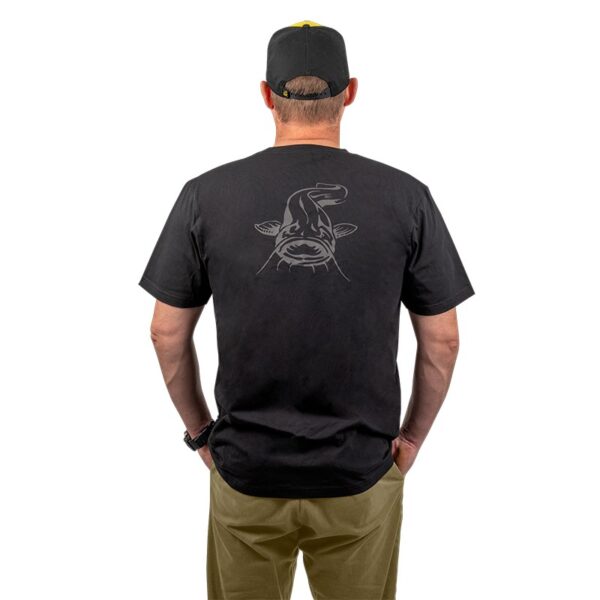 T-Shirt Manches Courtes Homme Logo Black Noir Black Cat (Nouveauté 2025) – Image 4