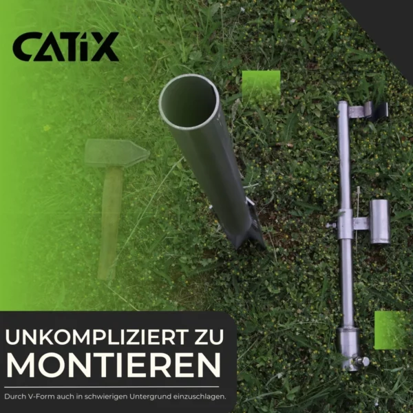 Support Canne Heavy Cat Rod Rest Inox 130cm Catix – Image 4