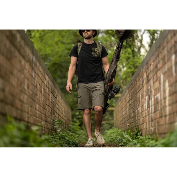 Short Homme Technical Combat Kaki Avid Carp – Image 4