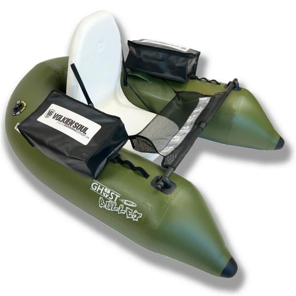Float Tube Bullet Full Kaki 160cm Seven Bass – Image 2