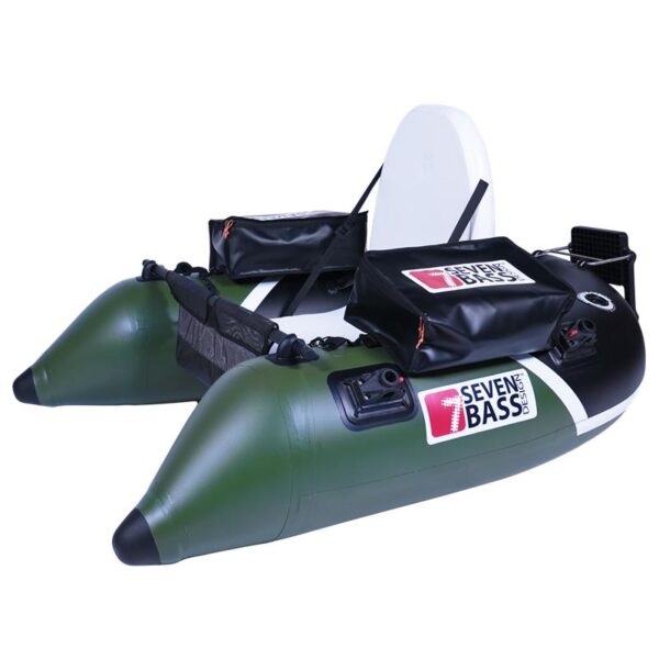 Float Tube RockStar Kaki White Black 150cm Seven Bass – Image 2