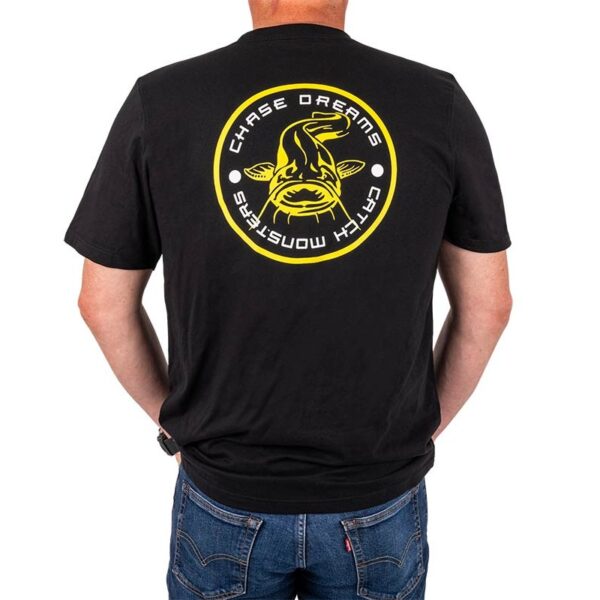 T-Shirt Manches Courtes Chase Dreams Black Tee Noir Black Cat – Image 2